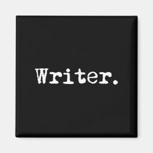 Writer Funny Writing Book Au Novelist Gift Christm Magnet