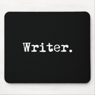 Writer Funny Writing Book Au Novelist Gift Christm Mouse Pad