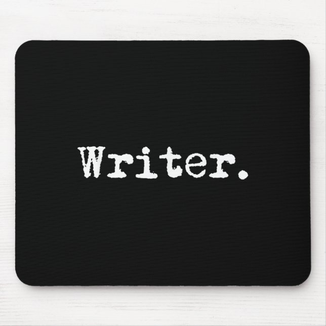 Writer Funny Writing Book Au Novelist Gift Christm Mouse Pad (Front)
