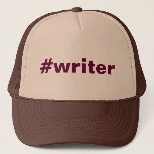 #writer (hat) trucker hat