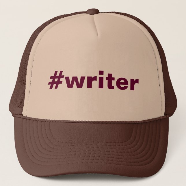 #writer (hat) trucker hat (Front)