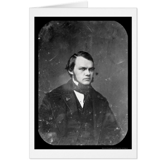 Writer Henry J. Raymond Daguerreotype 1844 Card