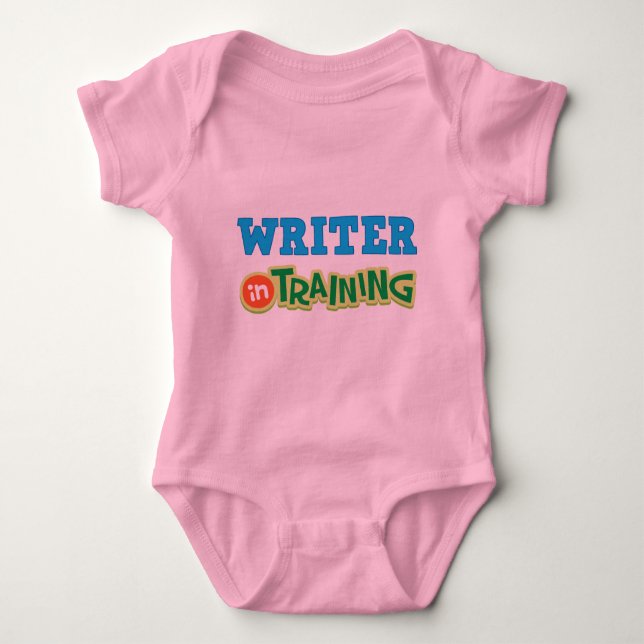 Writer In Training (Future) Baby Bodysuit (Front)