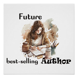 Writer Inspiration Poster Print Author Gift