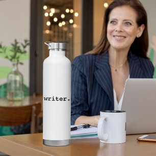 Writer Insulated Drink Bottle