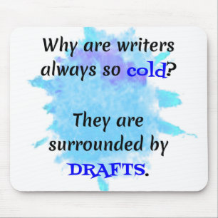 Writer Joke English Teacher Funny Gift Mouse Pad