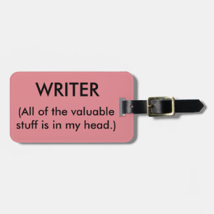 WRITER Luggage Tag