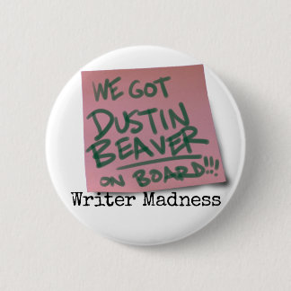 "Writer Madness" Movie Round Button #2