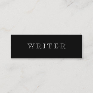 Writer Mini Business Card