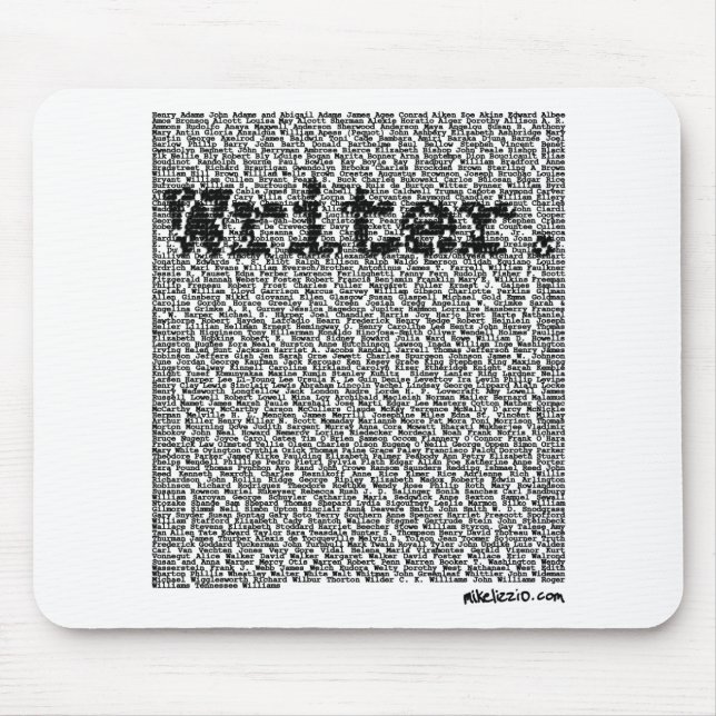 "Writer." Mouse Pad (Front)