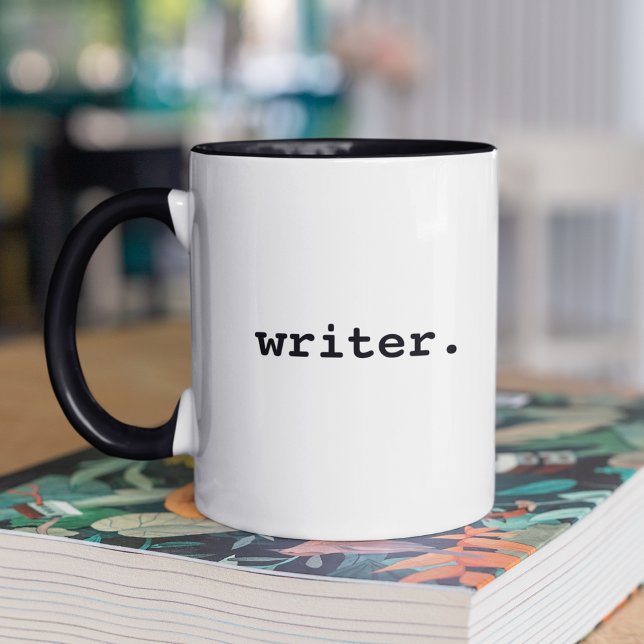 Writer Mug (Customize to change text size, color or text style.)
