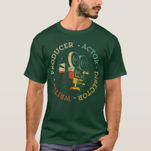 Writer Producer Actor Director Funny Filmheatre Fi T-Shirt