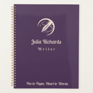 Writer Purple Macaroon Planner