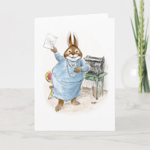 Writer Rabbit Card