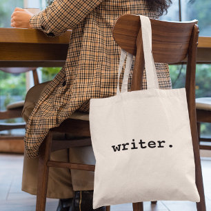 Writer Reusable Tote Bag