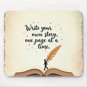 Writer’s Desk – Inspire every click and keystrok Mouse Pad