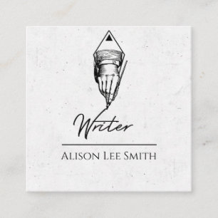 Writer Square Business Card