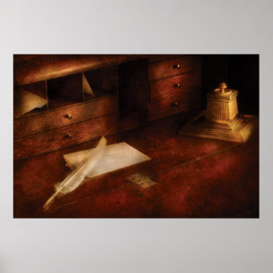 Writer - The Writers Desk Poster