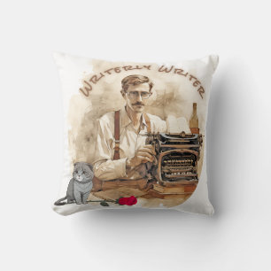 Writer Throw Pillow – Comfort Meets Creativity
