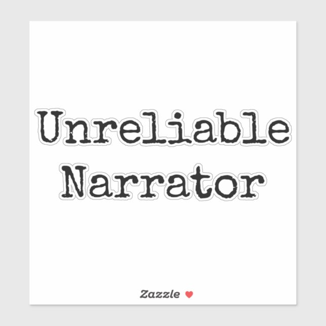 Writer - Unreliable Narrator I (Sheet)
