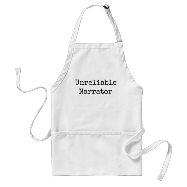Writer - Unreliable Narrator I Standard Apron (Front)