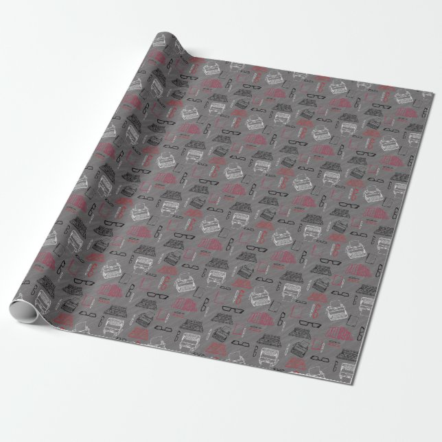 Writer Wrapping Paper (Unrolled)