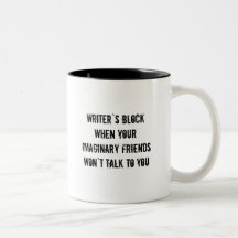 Writers Block Coffee Cup