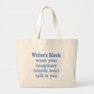Writers Block: Large Tote Bag