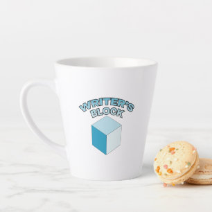 Writer's Block Latte Mug