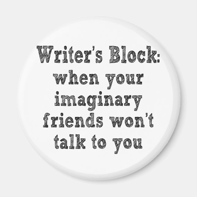 Writers Block: Magnet (Front)