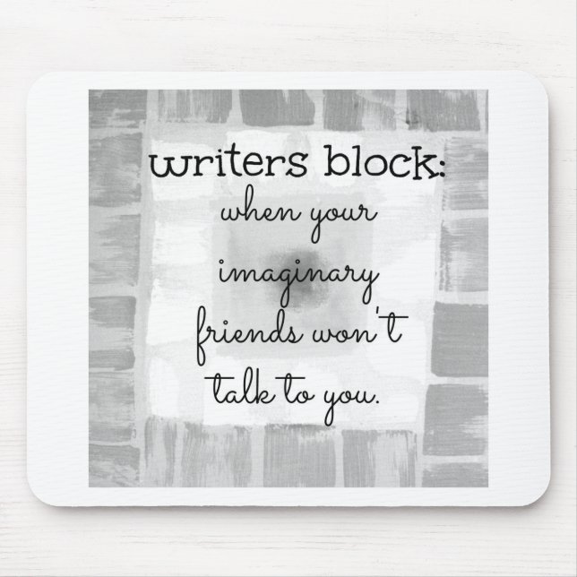 Writers Block Mouse Pad (Front)