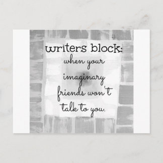Writers Block Postcard