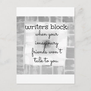 Writers Block Postcard