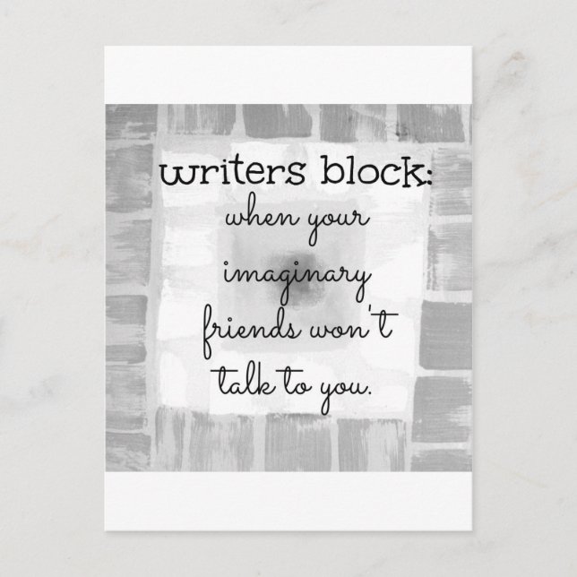 Writers Block Postcard (Front)