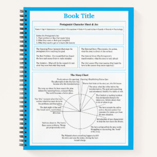 Writer's Character Sheet and Plot Notebook