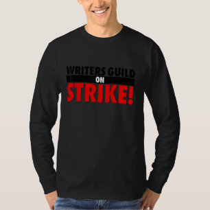 Writers Guild Of America On Strike Anti AI Chatbot T-Shirt