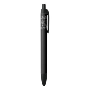 Writers Hot Husband Black Ink Pen