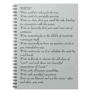 Writer's Journal - Cover Poem Compelling to Write
