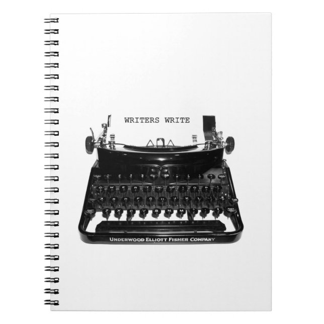 Writers Write Writer Author Novelist Notebook (Front)