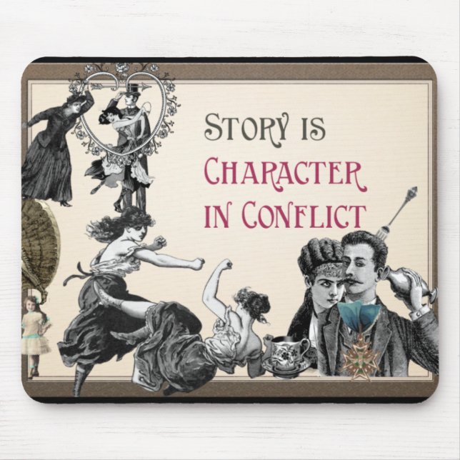 Writewell Academy Character In Conflict Mousepad (Front)