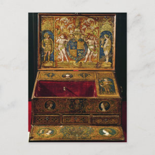 Writing box or table desk postcard