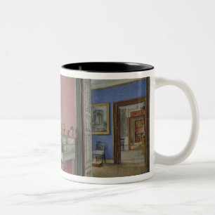 Writing cabinet of the crown princess Two-Tone coffee mug