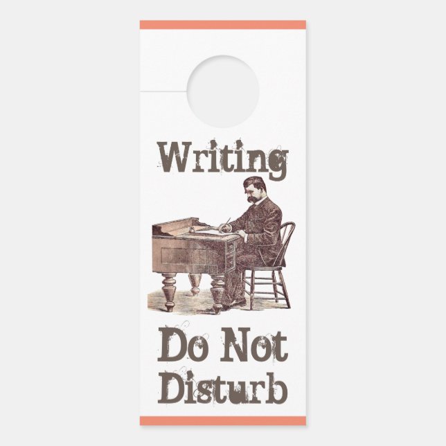 Writing - Do Not Disturb Door Hanger (Front)
