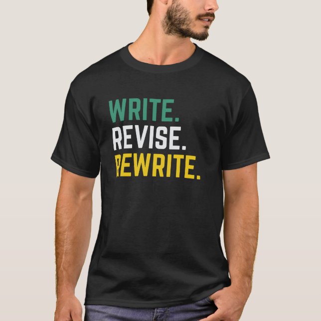 Writing & Editing Enthusiast Tee (Front)