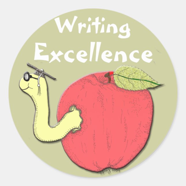 Writing Excellence Sticker (Front)