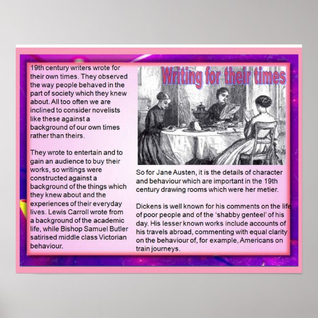 Writing for their times poster (Front)