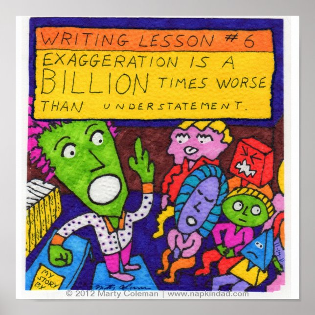 Writing Lesson #6 Poster (Front)