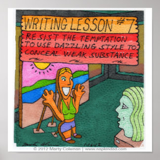 Writing Lesson #7 Poster