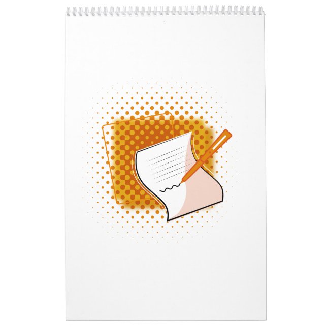 Writing Lover  Calendar (Cover)