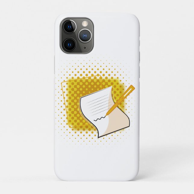 Writing Lover  Case-Mate iPhone Case (Back)